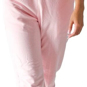 Joggers for Women, Lightweight Yoga Pants with Pockets for Women, Athletic Leggings for Women, 【Pink and White】